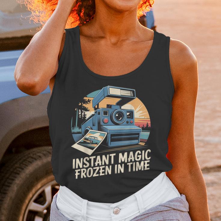Instant Magic Frozen In Time Retro Camera Nostalgia Unisex Tank Top