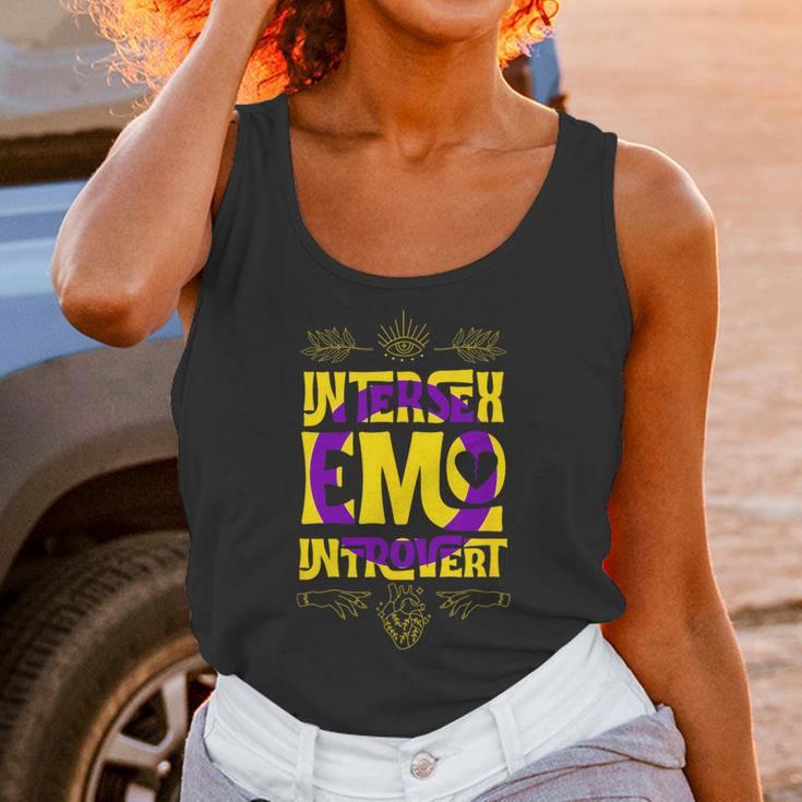 Intersex Emo Introvert Pride Trendy Mystic Teen Goth Style Unisex Tank Top