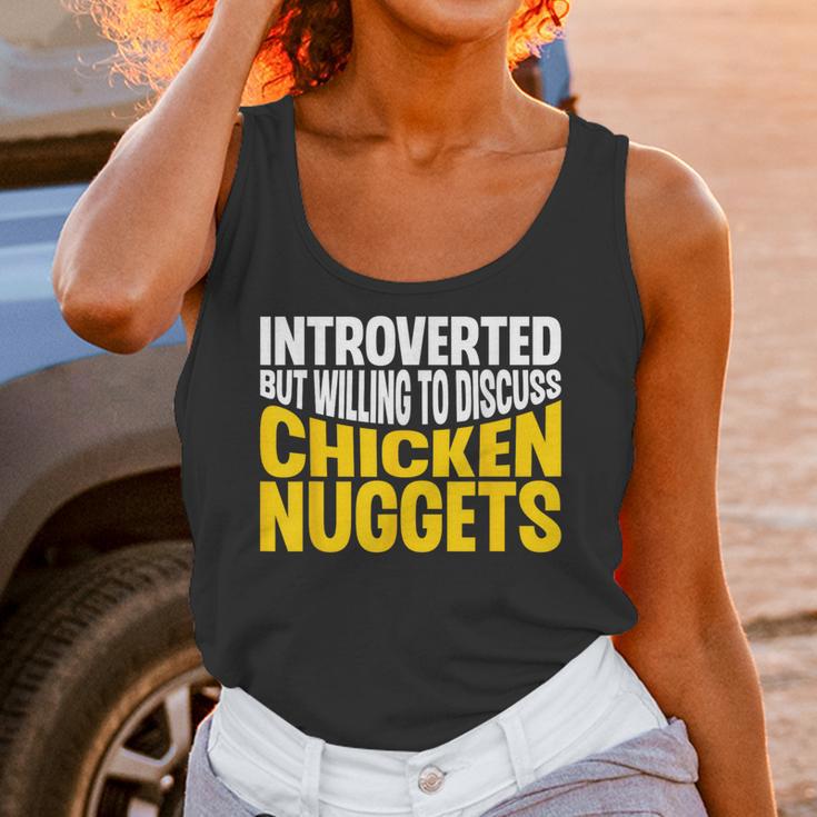 Introvert Antisocial Chicken Nugget Lover Foodie Unisex Tank Top Introvert Antisocial Chicken Nugget Lover Foodie Unisex Tank Top