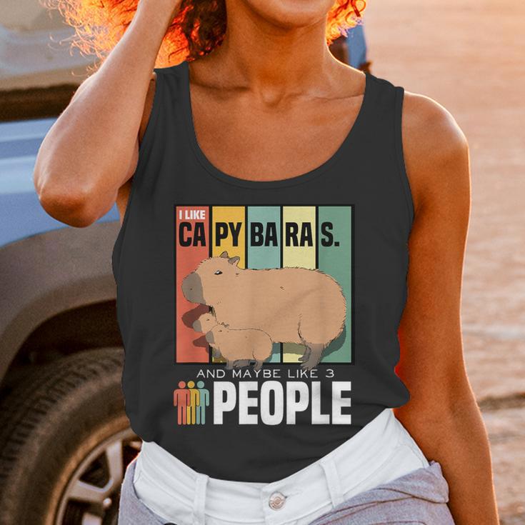 Introvert Capybara Rodent Animal Lover Antisocial Retro Unisex Tank Top Introvert Capybara Rodent Animal Lover Antisocial Retro Unisex Tank Top