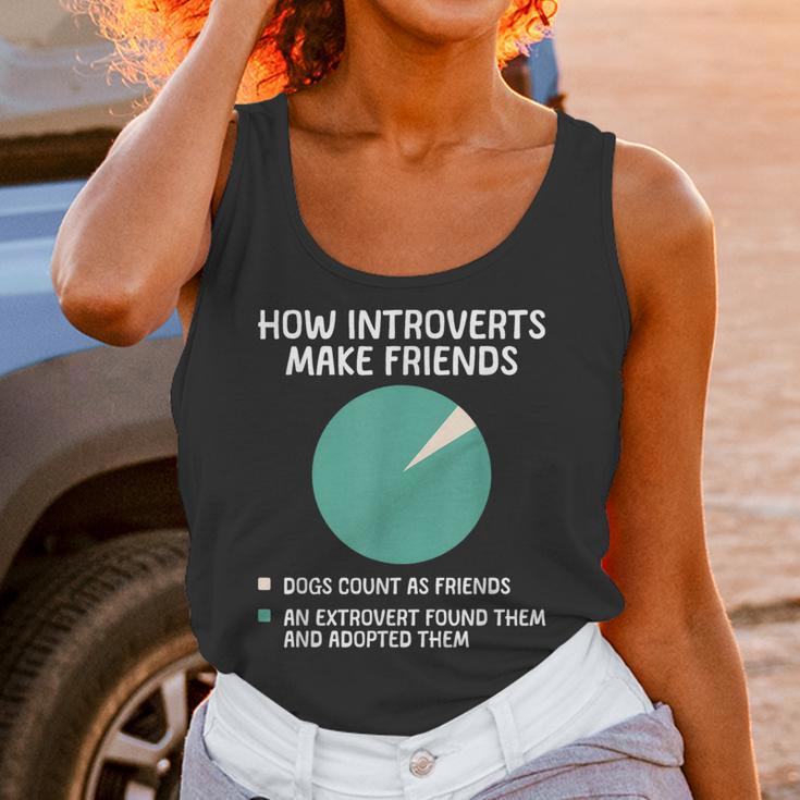 Introvert Introverted Person Awkward Introverts Dog Lover Unisex Tank Top