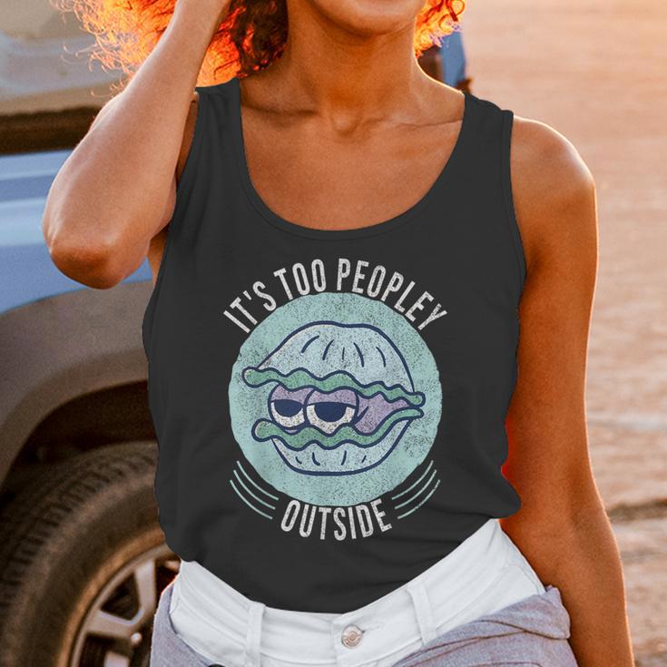 Introvert Too Peopley Anti-Social Shy Person Unisex Tank Top