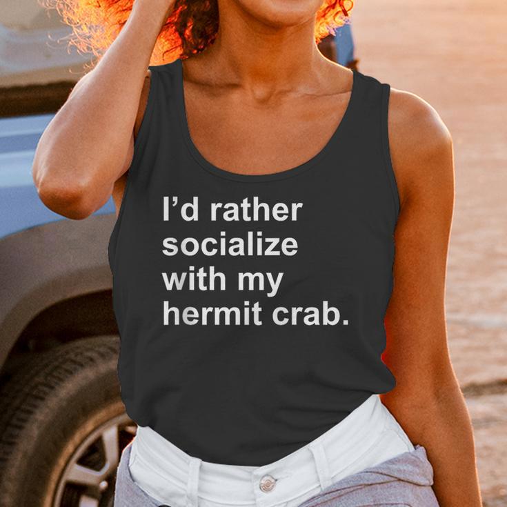 Introvert Sarcastic Hermit Crab Owner Unisex Tank Top Introvert Sarcastic Hermit Crab Owner Unisex Tank Top