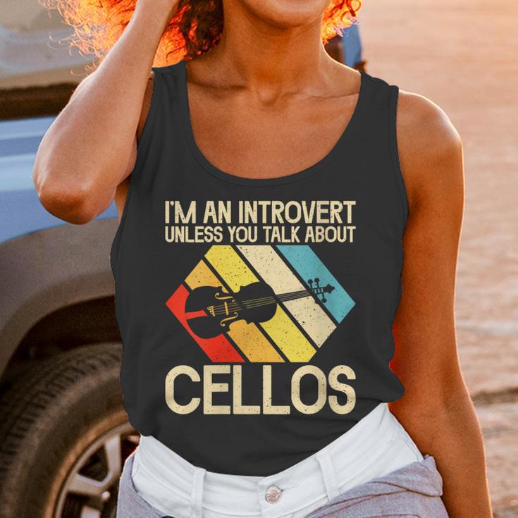 Im An Introvert Unless You Talk About Cellos Unisex Tank Top Im An Introvert Unless You Talk About Cellos Unisex Tank Top