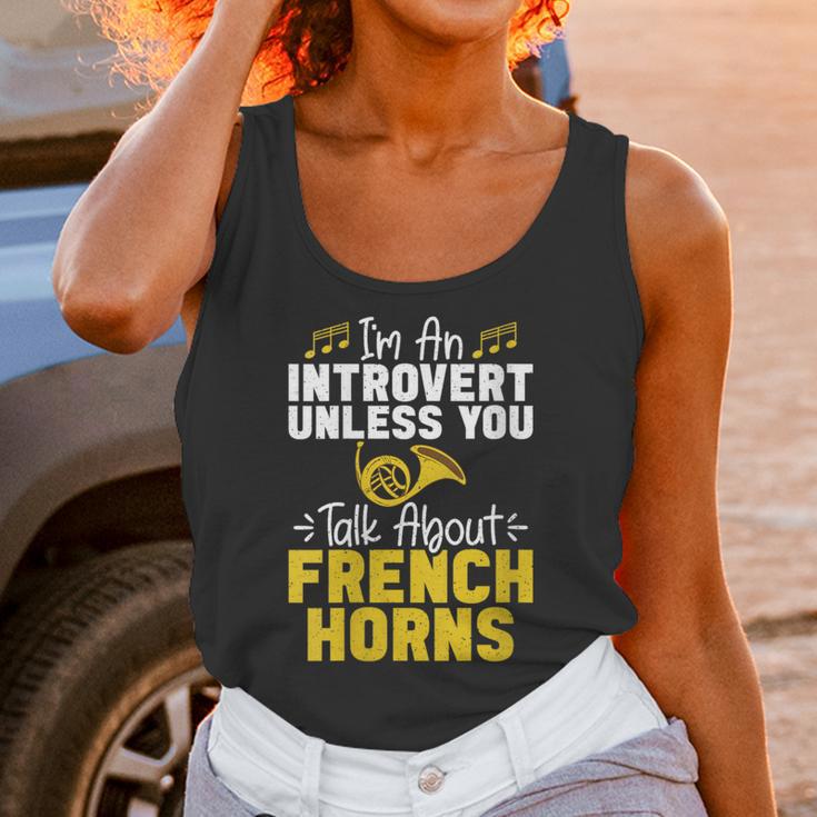 Im Introvert Unless You Talk About French Horns Unisex Tank Top Im Introvert Unless You Talk About French Horns Unisex Tank Top