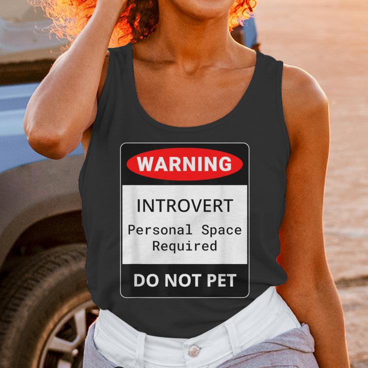 Introvert Warning Danger Do Not Pet Disturb Anti-Social Unisex Tank Top Introvert Warning Danger Do Not Pet Disturb Anti-Social Unisex Tank Top
