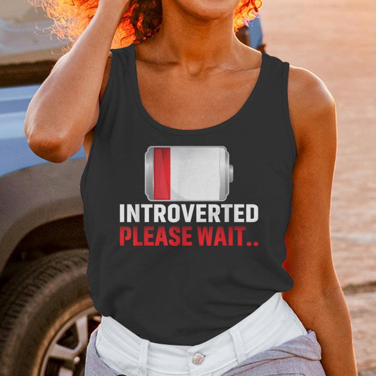 Introverted Please Wait Introvert Saying Sarcasm Unisex Tank Top Introverted Please Wait Introvert Saying Sarcasm Unisex Tank Top