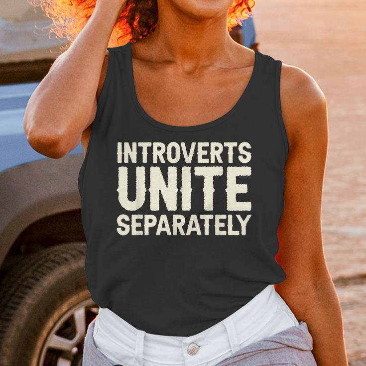 Introverts Unite Separately I Introvert Unisex Tank Top Introverts Unite Separately I Introvert Unisex Tank Top