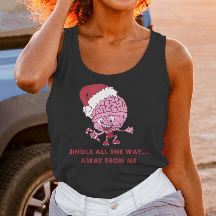 Jingle All The Way Away From Me This Christmas For Introvert Unisex Tank Top