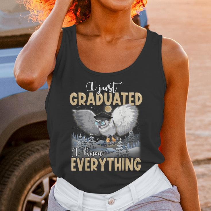 I Just Graduated I Know Everything Graduation Unisex Tank Top