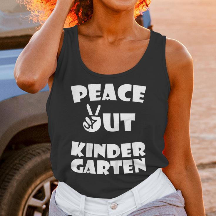 Kids Peace Out Kindergarten For Graduation Unisex Tank Top