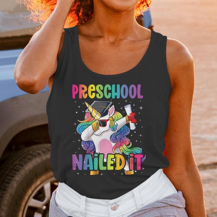 Kids Preschool Graduate Unicorn Nailed It Preschool Graduation Unisex Tank Top