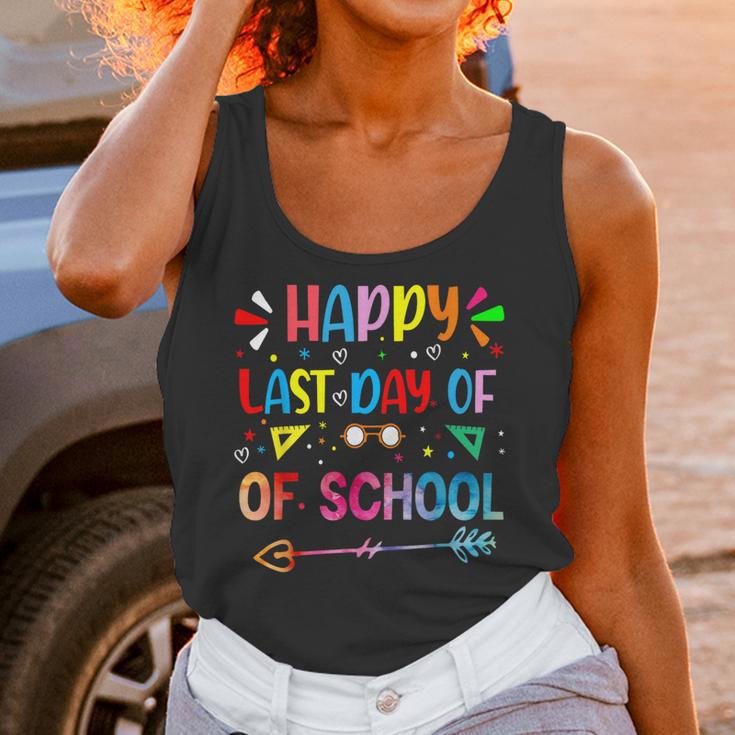 Last Day Of School Tie Dye School Graduation Summer Teacher Unisex Tank Top