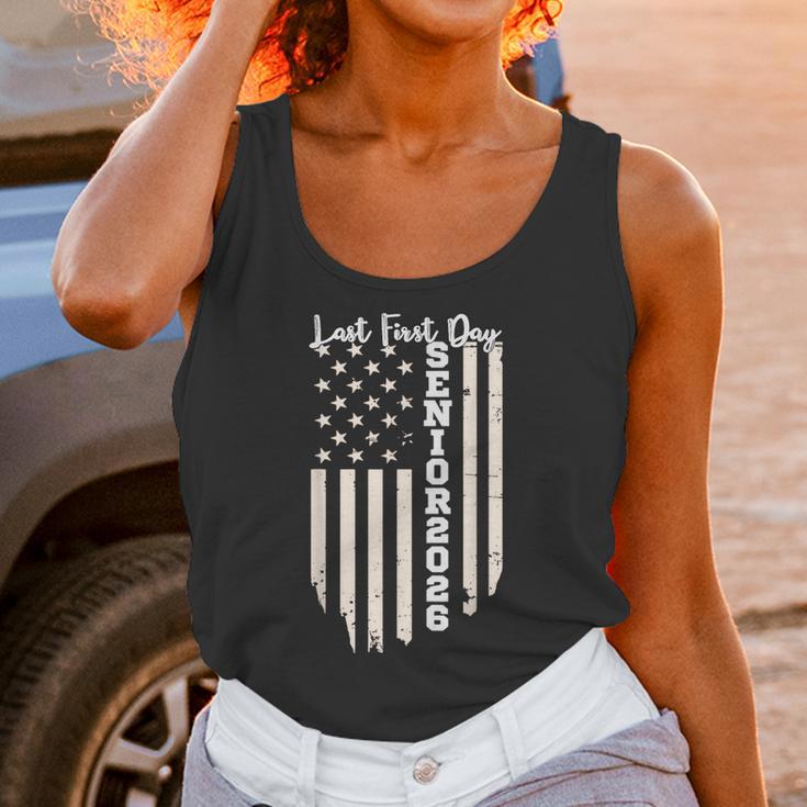 Last First Day Senior 2026 USA Flag Graduation Class Of 2026 Unisex Tank Top