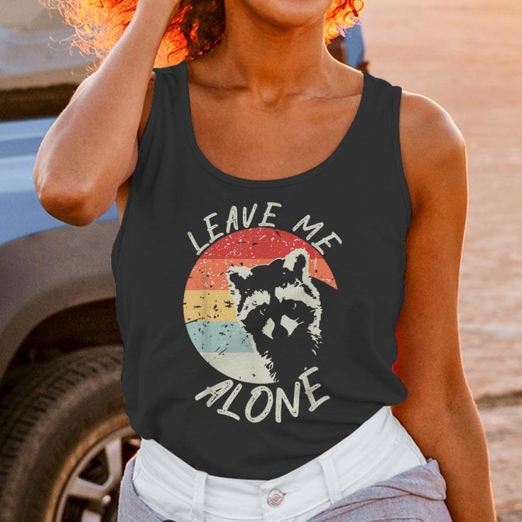 Leave Me Alone Raccoon Lover Introvert Antisocial Shy INTP Unisex Tank Top