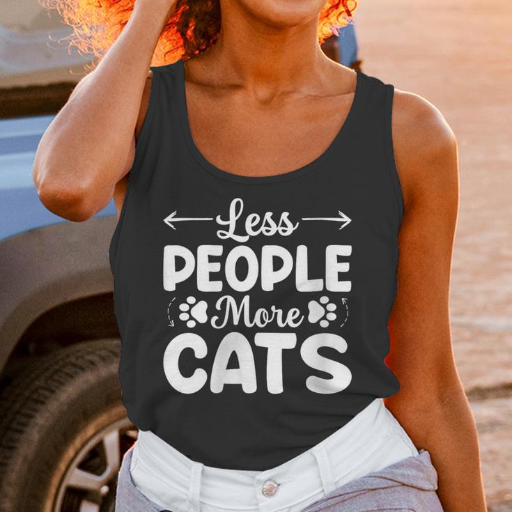 Less People More Cats Introvert's Dream Tee Unisex Tank Top Less People More Cats Introvert's Dream Tee Unisex Tank Top