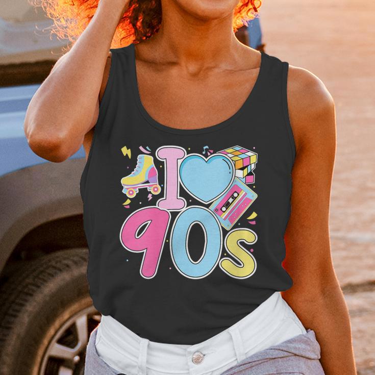 I Love 90's Retro Style Nostalgia Vibe 1990's Party Unisex Tank Top I Love 90's Retro Style Nostalgia Vibe 1990's Party Unisex Tank Top