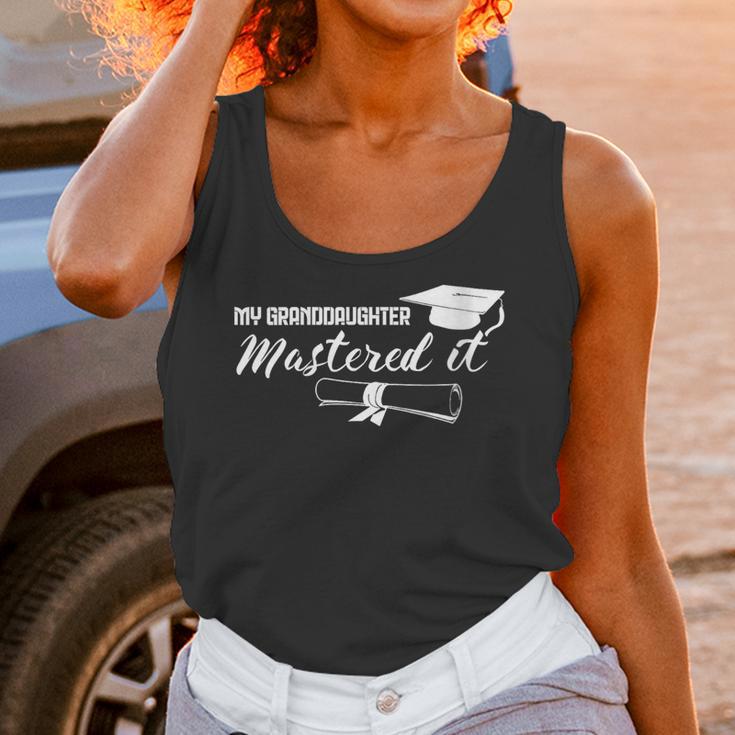 Master Graduation My Granddaughter Mastered It Grandparent Unisex Tank Top