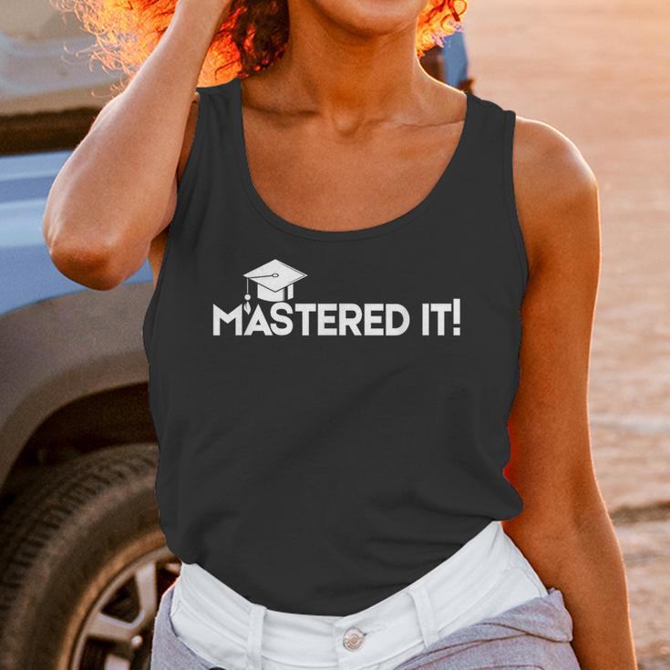 Mastered It MBA Graduation Shirt Him Her 2018 Unisex Tank Top
