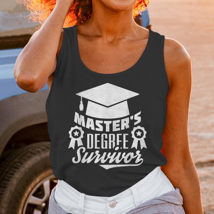 Master's Degree Survivor College Graduation Unisex Tank Top
