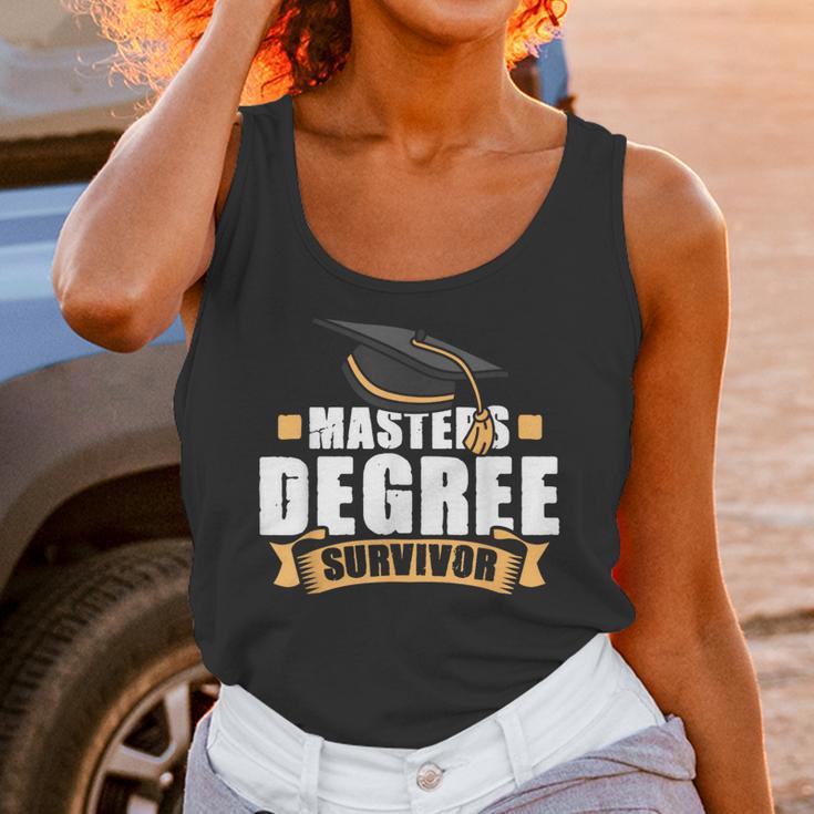 Masters Degree Survivor Graduation For MBA Graduate Unisex Tank Top