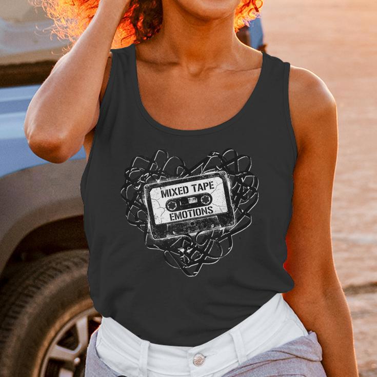 Mixed Tape Emotions Music Lover Nostalgia Quote Unisex Tank Top