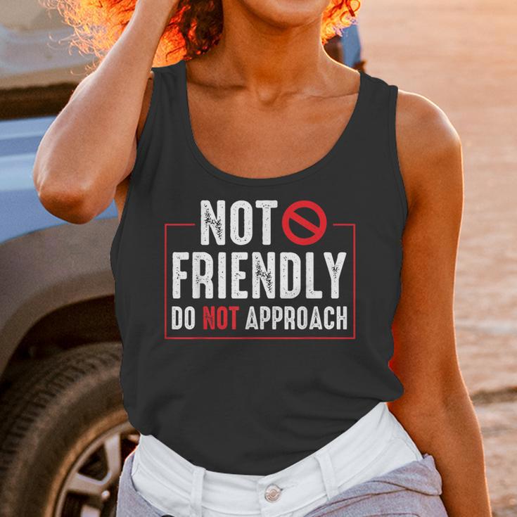 Not Friendly Do Not Approach Witty Introvert Tee Unisex Tank Top Not Friendly Do Not Approach Witty Introvert Tee Unisex Tank Top