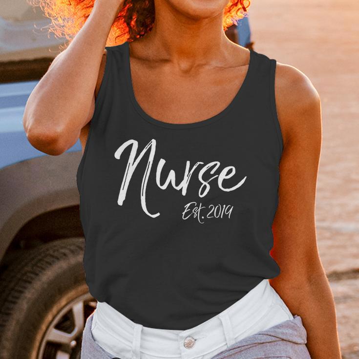 Nurse Est 2019 Shirt Women Nursing School Graduation Unisex Tank Top