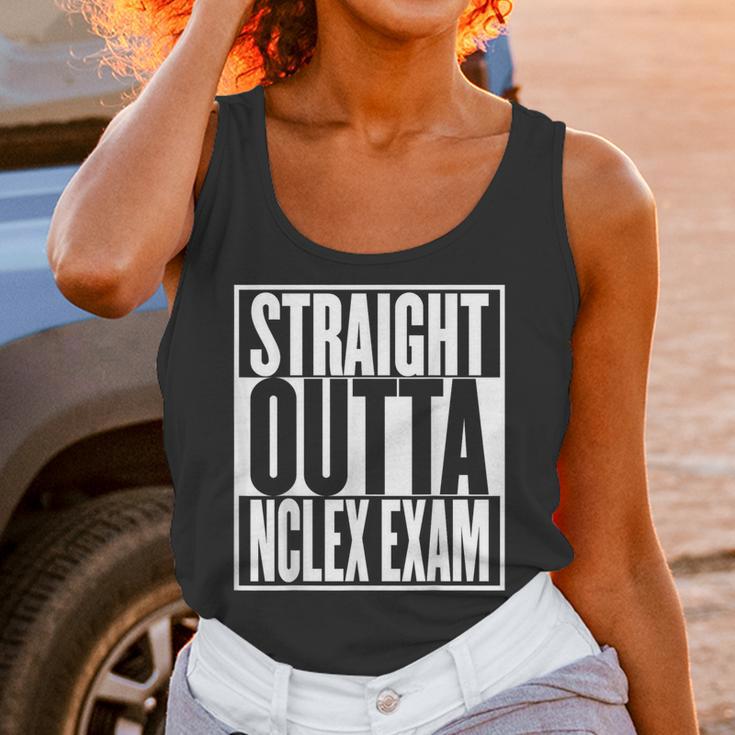 Nurse The Straight Outta NCLEX Graduation RN Gift Tshirt Unisex Tank Top