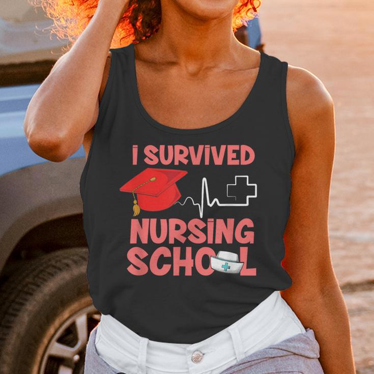 Nurse Survived Nursing School Graduation Unisex Tank Top