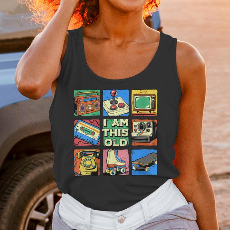 I Am This Old Retro Vintage Nostalgia 80s 90s Cassette Tape Unisex Tank Top