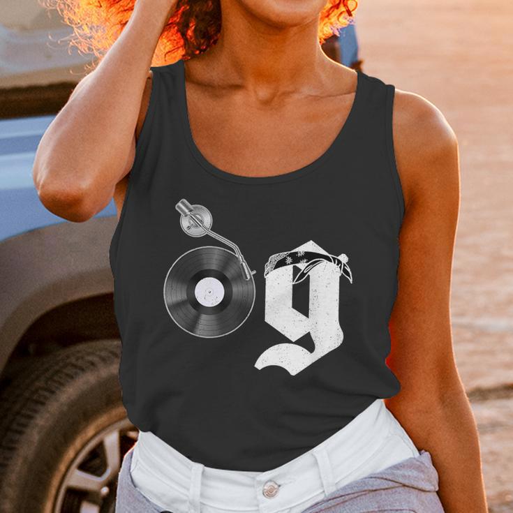 Old School Dad OG Hip Hop Head Vinyl Retro 80s90s Nostalgia Unisex Tank Top