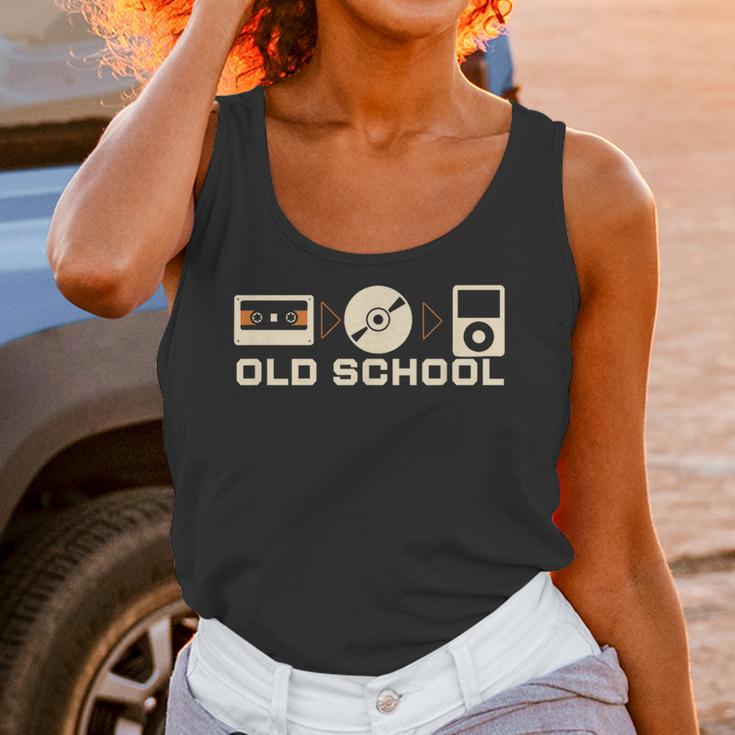 Old School Music Evolution Tape CD Retro Nostalgia Unisex Tank Top Old School Music Evolution Tape CD Retro Nostalgia Unisex Tank Top