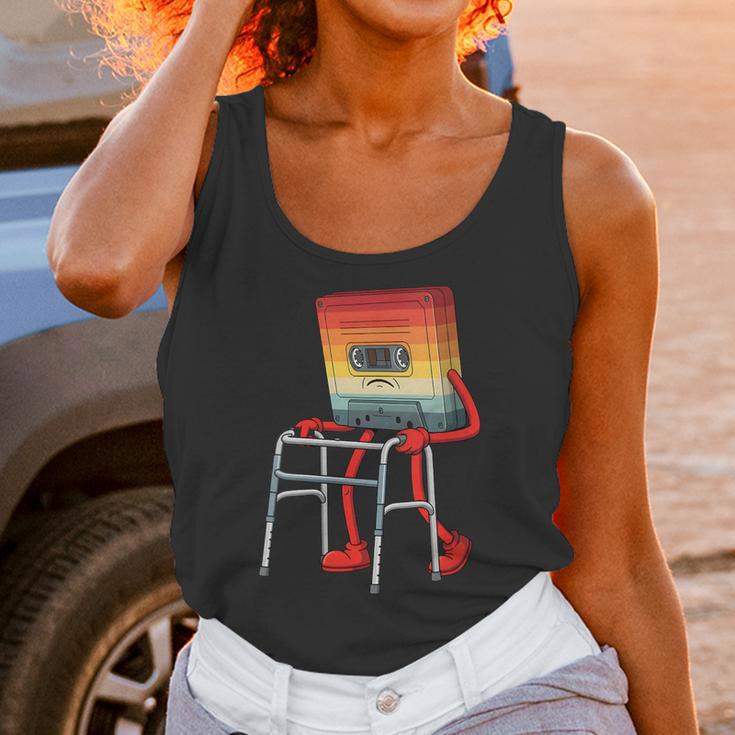 Old Vintage Cassette Tape 70s 80s 80s Outfit Nostalgia Unisex Tank Top