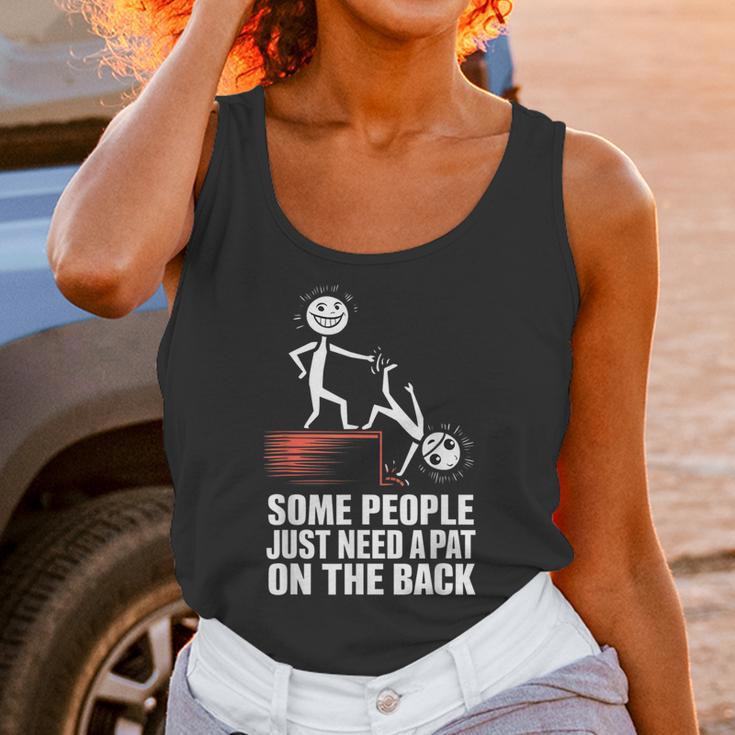Some People Just Need A Pat On The Back Introvert Unisex Tank Top Some People Just Need A Pat On The Back Introvert Unisex Tank Top