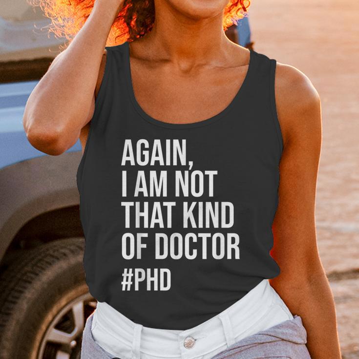 PHD Doctorate Phinished Doctoral Degree PHD Graduation Unisex Tank Top