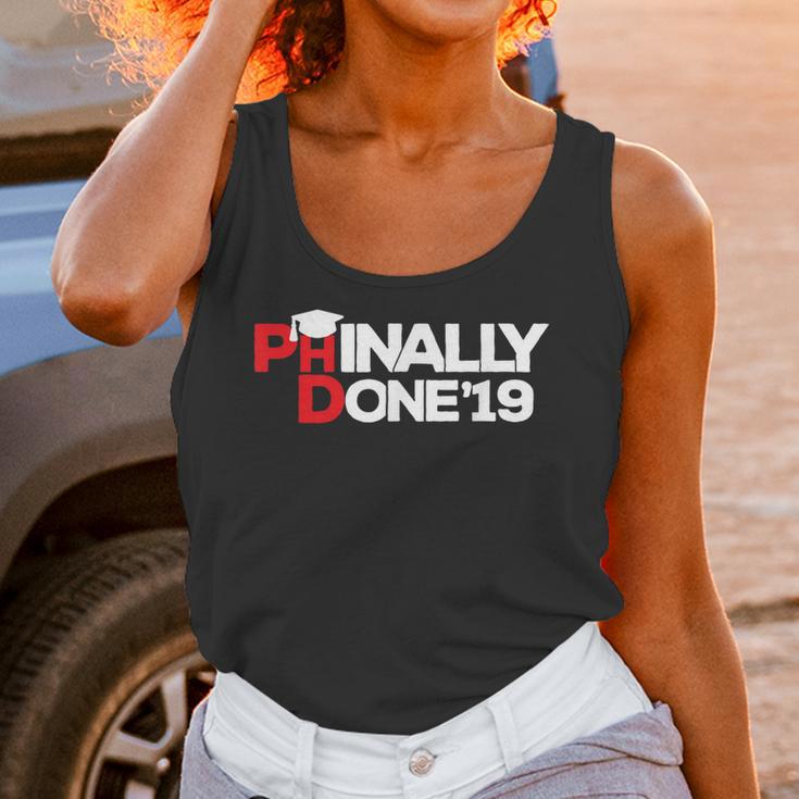 Phinally Done Graduation 2019 Phd Shirt Unisex Tank Top