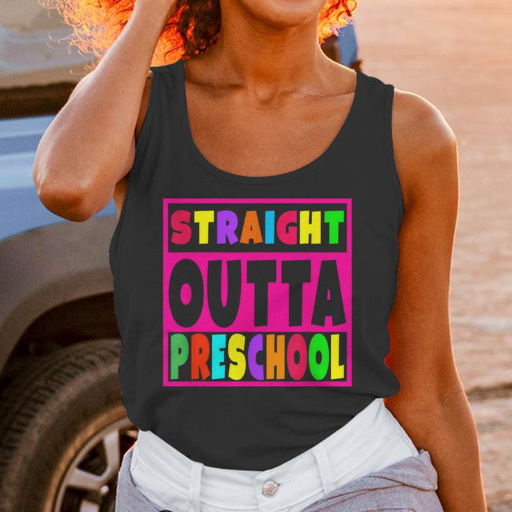 Pink STRAIGHT OUTTA Preschool PRE-K Graduation Unisex Tank Top