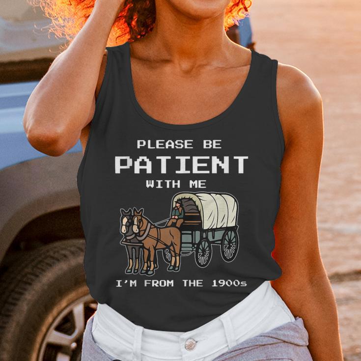 Please Be Patient I'm From The 1900s Amish Wagon & Vintage Unisex Tank Top Please Be Patient I'm From The 1900s Amish Wagon & Vintage Unisex Tank Top
