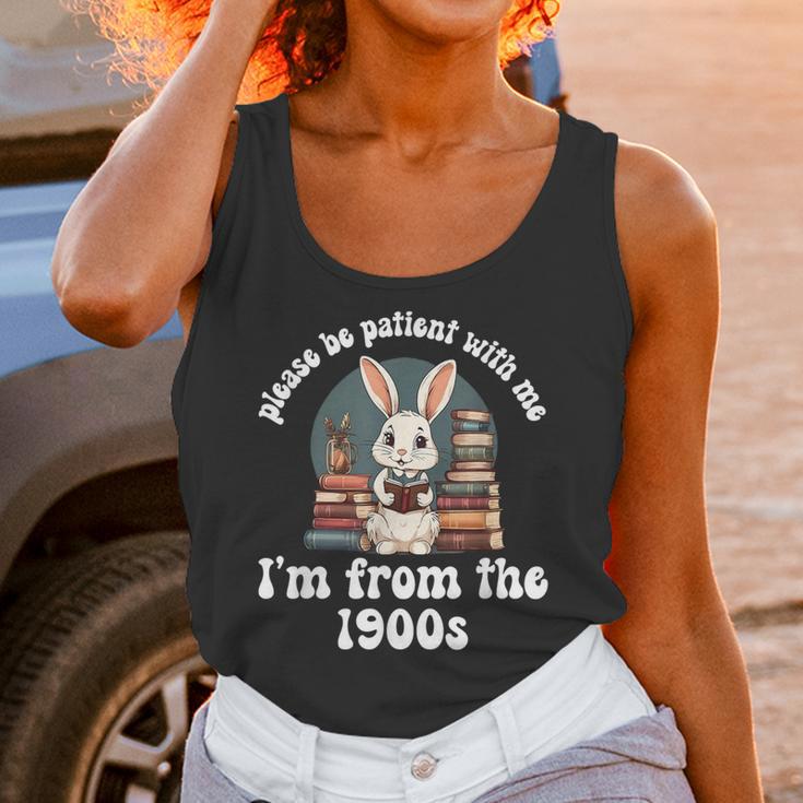 Please Be Patient With Me I'm From The 1900s Bunny 90s Unisex Tank Top