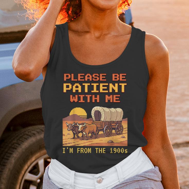 Please Be Patient I'm From The 1900s Retro Pixel Art Unisex Tank Top
