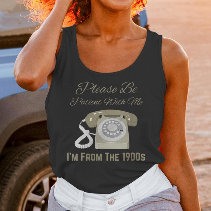 Please Be Patient With Me I'm From The 1900s Telephone Unisex Tank Top Please Be Patient With Me I'm From The 1900s Telephone Unisex Tank Top