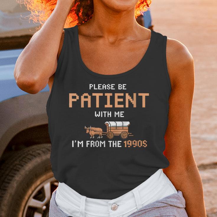 Please Be Patient With Me I'm From The 1900s Trail Wagon Unisex Tank Top Please Be Patient With Me I'm From The 1900s Trail Wagon Unisex Tank Top