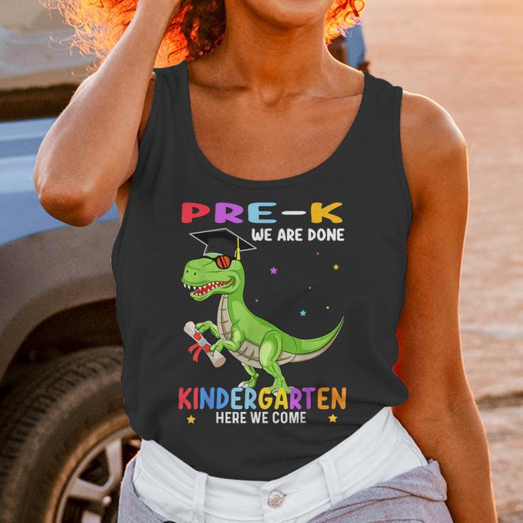 Pre k Graduation We Are Done Class 2023 Pre-k Dinosaur Boys Unisex Tank Top