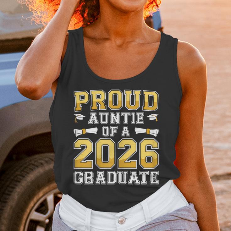 Proud Auntie Of A 2026 Graduate Shirt Class 2026 Graduation Unisex Tank Top