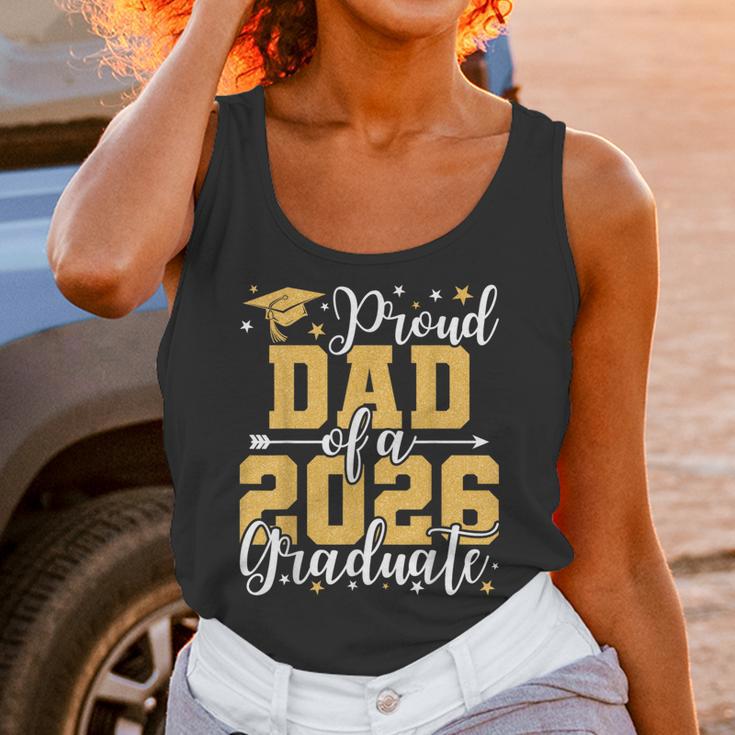 Proud Dad Of A 2026 Graduate Senior Graduation Class Of 2026 Unisex Tank Top