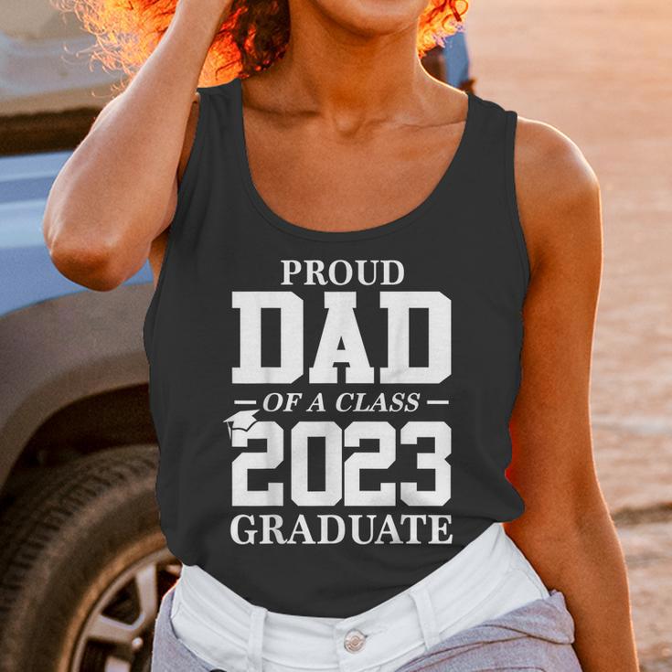 Proud Dad Graduation Senior 23 Grad Class Of 2023 Unisex Tank Top