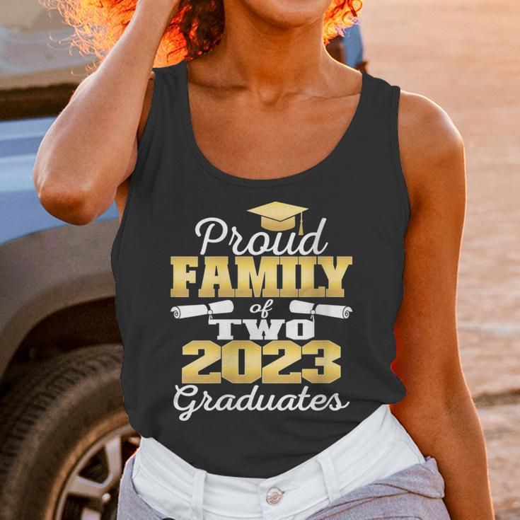 Proud Family Of Two 2023 Graduate Class 2023 Graduation Unisex Tank Top