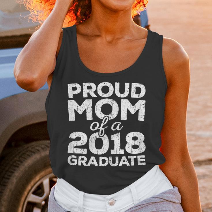 Proud Mom Of A 2018 Graduate Senior Class Graduation T-Shirt Unisex Tank Top
