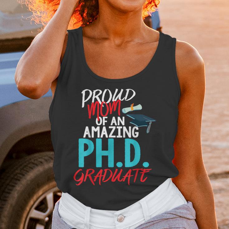 Proud Mom PhD Doctoral Graduation Doctorate Degree Unisex Tank Top
